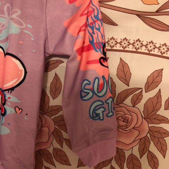 New without tag Toddlers girls graphic detail jogger set - Picture 6 of 6